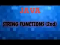 String Functions 02 Java programming Indo computers HINDI