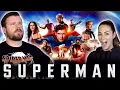 Download Lagu My wife watches SUPERMAN (2025) for the FIRST time || Movie REACTION