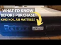WHAT TO KNOW BEFORE YOU PURCHASE the KING KOIL Elevated Air Mattress