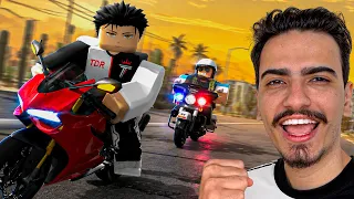 GTA 6 NO ROBLOX… E A POLÍCIA NÃO PARA DE ME PERSEGUIR 🚔😱
