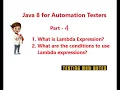 Java 8 for Automation QA - Part 4