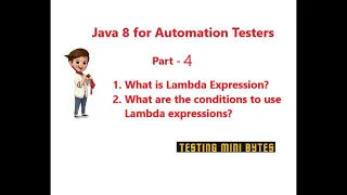 Java 8 for Automation QA - Part 4
