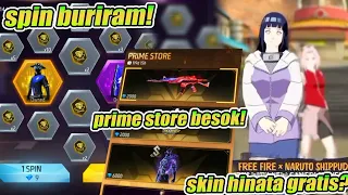 BURIRAM RILIS! PRIME STORE BARU DAN HINATA BAKAL GRATIS KAH! #BOOYAHMERDEKA #FREEFIRE