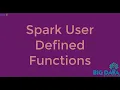 Spark User-defined functions