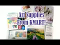 Cheap Art Supplies from KMart Australia Review Part 2 Making Art with Them