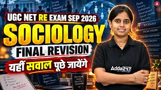 UGC NET Sociology Re Exam | UGC NET Sociology All 10 Units Final Revision By Ritu Ma'am