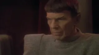 Ambassador Spock and Lt Commander Data Talk