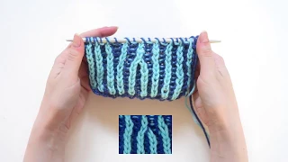 Brioche Knit Tips Brioche Right Slanting Unwrapped Decrease brRsl Uw dec