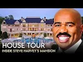 Steve Harvey New 15 Million Atlanta Mansion House Tour