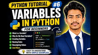Python Tutorial Variables in Python Explained Python for Beginners