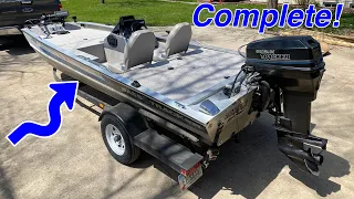 Complete Overview of My Restored Bass Tracker