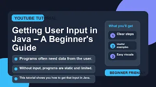 Getting User Input in Java - A Beginner s Guide