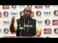 FSU Football DC Tony White on his side of the ball scrimmage offensive standouts and more