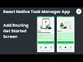 React Native Task Manager App Add Routing Download Free Code