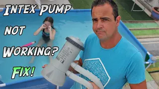 Intex Filter Pump Not Working – Fix it!