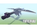 Minecraft Tutorial How To Make A ENDER DRAGON STATUE EASY