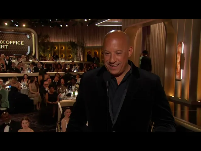 Golden Globes 2025 | Vin Diesel presenta un successo cinematografico e al botteghino