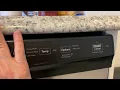 Frigidaire dishwasher - How to start stop and restart reset