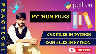 Python Files How to format CVS files in Python JSON files in Python