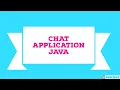 Java tutorial Java project Simple chat application using socket programming