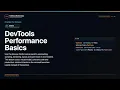 DevTools Performance Basics Explained FullStack Masterclass Frontend Performance Course