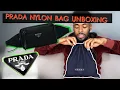 Prada Black Nylon Belt Bag Unboxing