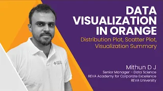 Data visualization in Orange Distribution Plot Scatter Plot Visualization Summary RACE REVA