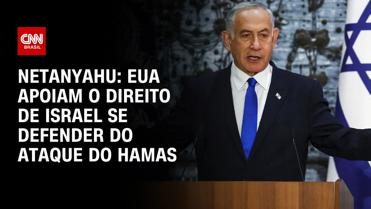 Netanyahu: EUA apoiam o direito de Israel se defender do ataque do Hamas | AGORA CNN