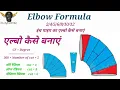 How to make 90 elbow from 6 inch MS pipe in 3 cuts according to formula