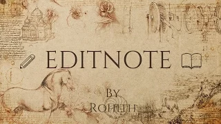 EditNote Java Project