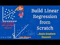 Linear Regression from scratch with gradient descent sklearn Learn Data Science