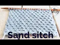 How to knit the Sand stitch pattern Super easy and it doesn t curl - So Woolly