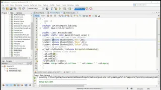 OOP Java Labs - ArrayLists of user defined types