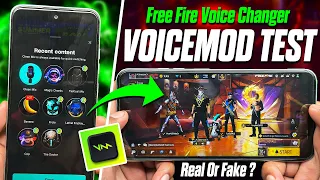 I Tested VOICEMOD Voice Changer in Free Fire 😱