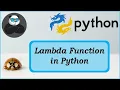 Lambda Functions in Python What is Lambda Function in Hindi Python Full Beginners Course in Hindi