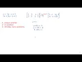 Introducing Free Variables to solve a matrix