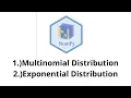 Multinomial And Exponential Distribution In Numpy - Tamil Numpy Python Library Full Course