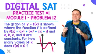 Digital SAT Practice Test #1 | Module 1 - Problem 12 (gráficas de funciones)