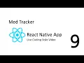 React Native App Live Coding Style Med Tracker Part 9 JSON server
