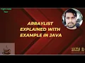 Collection Framework in Java ArrayList in java