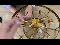 Indoor Lighting Modern Light Luxury Round Crystal Chandelier Installation -SZ42