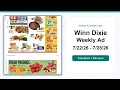 Winn Dixie Weekly Ad 26 - 26 Top Deals