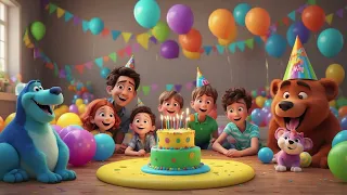 День Народження весела дитяча пісня Дитяча пісня з днем народження Пісня для святкування 