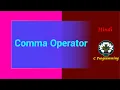 HINDI Comma Operator