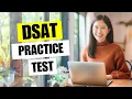 DSAT Practice Test 2026 Digital SAT Math English Reading Writing Grammar Exam Questions