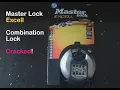 Master lock Excell Combination Lock Cracked Decoded How To Picks Locks