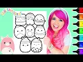 Coloring Squishmallows Sweet Treats Coloring Page Ohuhu Art Markers