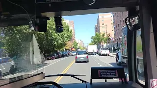 riding the Bx41 SBS bus 5546 from 150 to 161