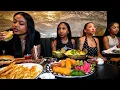 MUKBANG Qna ft BROOKLYN NINA AND RYAH