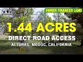 1 5 Acres for Sale in Alturas CA Road Access Mountain Views Seller Financing Land 24099
